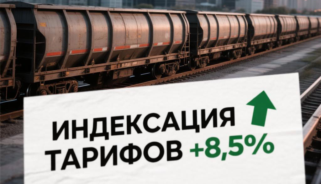 Индексация грузовых ж/д тарифов с 1 октября 2026: +8,5%